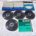 [ABC] 9db retro orsós szalag, Scotch, Miphon, Agfa (5168) fotó