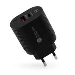 PD 20W hálózati gyorstöltő adapter, 2 db USB és 1 db Type-C csatlakozóval fotó