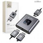 Tech Protect HB07 Univerzális 4K HDMI elosztó, Splitter, adapter, HDMI anya bemenet - 2x HDMI any... fotó