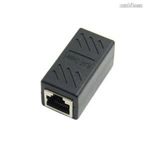 UNIVERZÁLIS kábel hosszabbító RJ45 toldó adapter, 1db, CAT6 és CAT5e kompatibilis, Fekete fotó