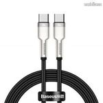 BASEUS Cafule adatátviteli kábel / USB töltő - Type-C / Type-C csatlakozók, PD2.0, 20V/5A, 1m hos... fotó