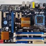 ASRock P45DE3 LGA775-ös tesztelt alaplap. fotó