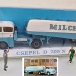 JT66 H0 Csepel D 705 Kázmér tejszállító díszdobozban - RA-Modelle Petr Dosly, kisszéria (ritka) fotó