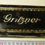 Antik Gritzner bádogdoboz varrógépekhez (F-3421) 17x8x4 cm, 166 g A képek szerinti állapotbban fotó