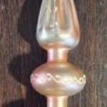 KARÁCSONYFA CSÚCSDÍSZ, 27cm - RETRO KARÁCSONYFADÍSZ ÜVEGBŐL !!! fotó