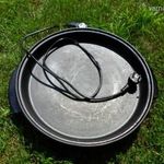 Elektromos pizzasütő, sütőtál, serpenyő, kerti sütő 1. fotó
