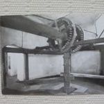 Pápa. Kékfestő Múzeum. A mángorló hajtómű fából. /nem futott fotó
