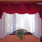 Íves aljú panoráma voile függöny 500cm széles, 174 cm magas fotó