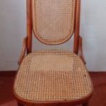 Klasszikus íves nádazott fa thonet szék garnitúra 6 db fotó