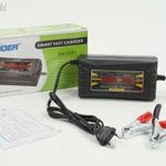 SUOER SON-1210D+INTELLIGENS AKKUMULÁTOR TÖLTŐ, 12V, MAXIMUM 10A, SAVAS ÉS ZSELÉS AKKUMULÁTOROKHOZ. fotó