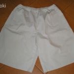 Hófehér női halásznadrág térdnadrág L-es XL-es L XL fotó