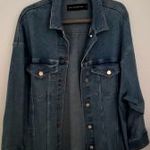 L-es hosszított Never denim női farmerdzseki fotó