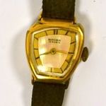 BIFORA MÁRKÁJÚ ARANYOZOTT NŐI ART DECO KARÓRA fotó
