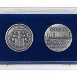 1O819 Lapis András : Szegedi ipari vásár centenáriumi emlékplakett pár díszdobozban 1876-1976 fotó