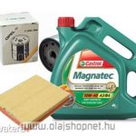 Opel Astra G benzin szűrőszett+motorolaj castrol fotó