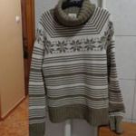 Női csíkos pulóver F & F 44-ES. fotó