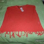 Új, címkés Chace c Chace narancs vastag horgolt Pulóver, Mellény L/XL-es fotó