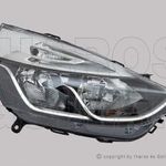 Renault Clio 2016-2019 - Fényszóró H1/H7 jobb króm h.(motorral) TYC fotó