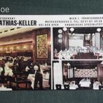 Kártyanaptár, műanyag, Budapest, Mátyás pince étterem, 1984 fotó