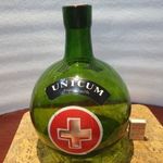 Retro 5 literes unicumos üveg szép állapotban palack pince dekoráció Zwack fotó