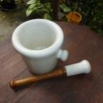 Régi Drasche kőporcelán mozsár ( ... ) fotó