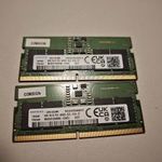Samsung DDR5 2x 8 GB 4800 MHz laptop memória KIT fotó
