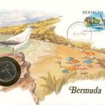 Bermuda Érmés boríték bélyeggel. fotó