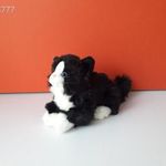 Cica plüss macska 28 x 17 cm-es kabala figura EXTRA ! ÉLETHŰ !! fotó