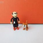 Eredeti Mega Bloks Peyo Hupikék Törpikék Hókuszpók és Sziamiaú cica figura !! fotó