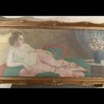 1723 Pammer János (1885 - ) : Fiatal fekvő nő fotó