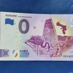 HOLLANDIA 0 EURO 2022 BONAIRE FLAMINGÓ TEKNŐSBÉKA SZÖRF! RITKA EMLÉK PAPÍRPÉNZ! UNC! fotó