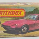 Matchbox No67 Datsun 260 Z DOBOZ! csak a doboz! fotó