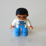 LEGO DUPLO figura Férfi Orvos - Duplo Figure Lego Ville Male Medic fotó