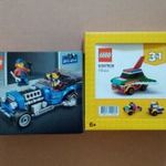 AUTÓK: bontatlan LEGO 40409 Hot Rod + 6387808 REPÜLŐ AUTÓ Creator City Technic Ideas Duplo fotó