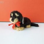 Eredeti Förster Szálkás szőrű TACSI Kutya DRÓTSZŐRŰ TACSKÓ plüss kutyus kabala figura 21 cm ÉLETHŰ ! fotó