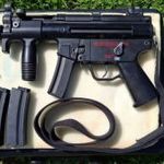 MP5-K-PDW AEG airsoft fegyver + 4db fém Mid Cap tár fotó