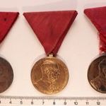 FJ Katonai Jubileumi Emlékérem 3 db. fotó