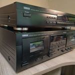 YAMAHA KX-W492 dupla kazettás deck és YAMAHA TX-580RDS stereo tuner együtt eladó kitűnő állapotban fotó