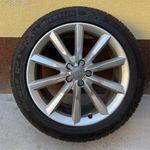 Téli gumi (255/45 R19 Michelin Alpin) + gyári Audi alu felni - 4db fotó