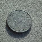 Németország, horogkeresztes birodalmi 5 Pfennig (Reichspfennig), 1941 D fotó