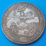1940 Eben Emael Repülőgép 50mm Náci Birodalmi Emlékérme Másolat No.544 fotó