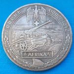 1942 Tobruk Afrika Tank 50mm Náci Birodalmi Emlékérme Másolat No.543 fotó