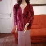 nagyon szép egyedi meggybordó Martha May zakó blézer alkalmi 120 mell 67 hossz 47 váll fotó