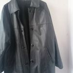 nagyon finom elegáns bőr zakó kecskebőr 42 44 46 110 mellig 77 hossz vékonyan alávatelinezve fotó