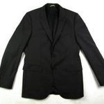 EREDETI HUGO BOSS (L - 48-as) ELEGÁNS *NAGYON KOMOLY* FÉRFI *MINŐSÉGI* SÖTÉTSZÜRKE GYAPJÚ ZAKÓ fotó
