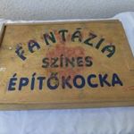 [CAB] Fantázia színes építőkocka retro építő játék (1021) fotó