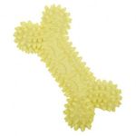 Gumicsont kutyajáték 15 cm - Sárga fotó