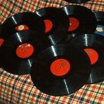 Gramofon lemez Orosz kiadású (CCCP) komolyzene retró 78-as fordulat fotó