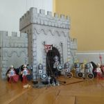 Schenk figura retro játék katona vár lovag kard puska pisztoly sisak Hunyadi szekér hajó ágyú kalóz fotó