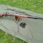 Német II.vh Mauser k98 riasztós puska dot1944 kóddal szép sassal jó állapotban papírral. fotó
